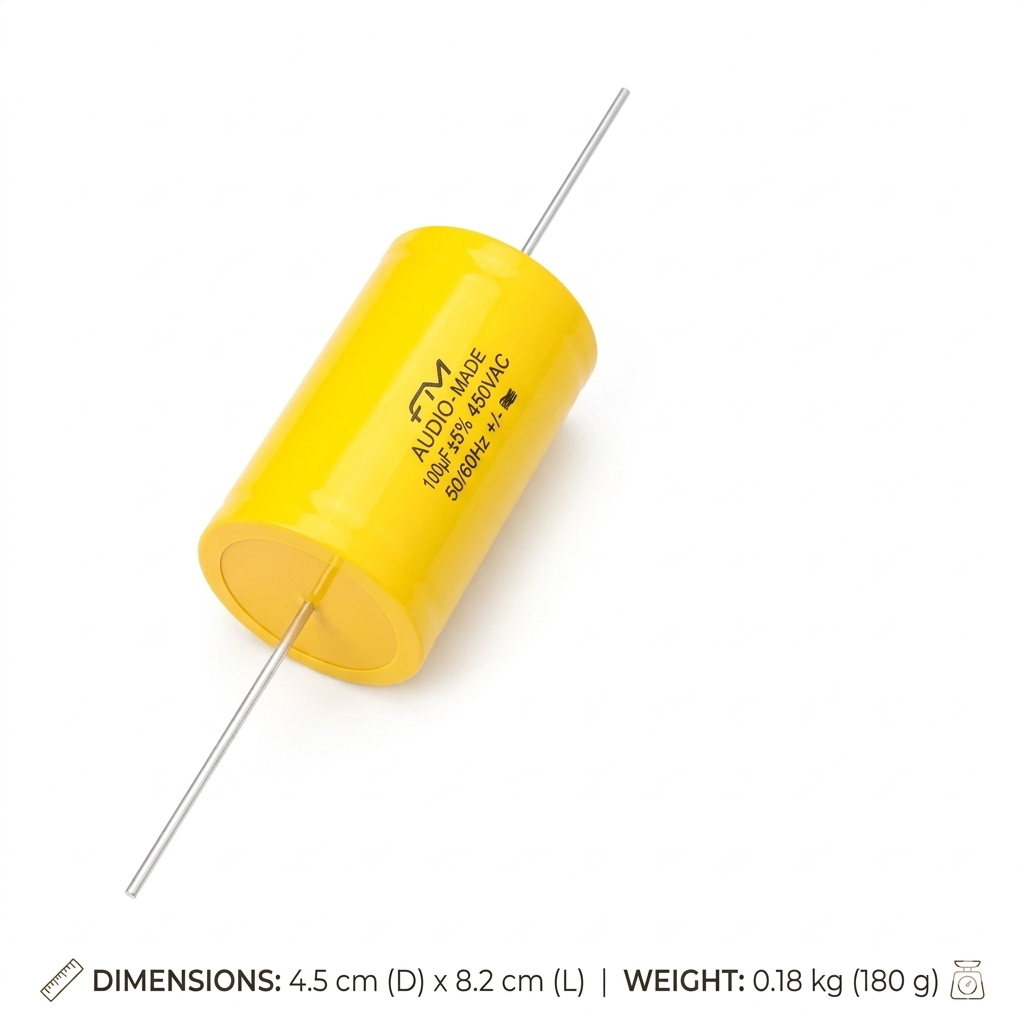 Joyzan 5-Lot Motor Run Capacitor CBB20 20uF 250VAC Axial Lead