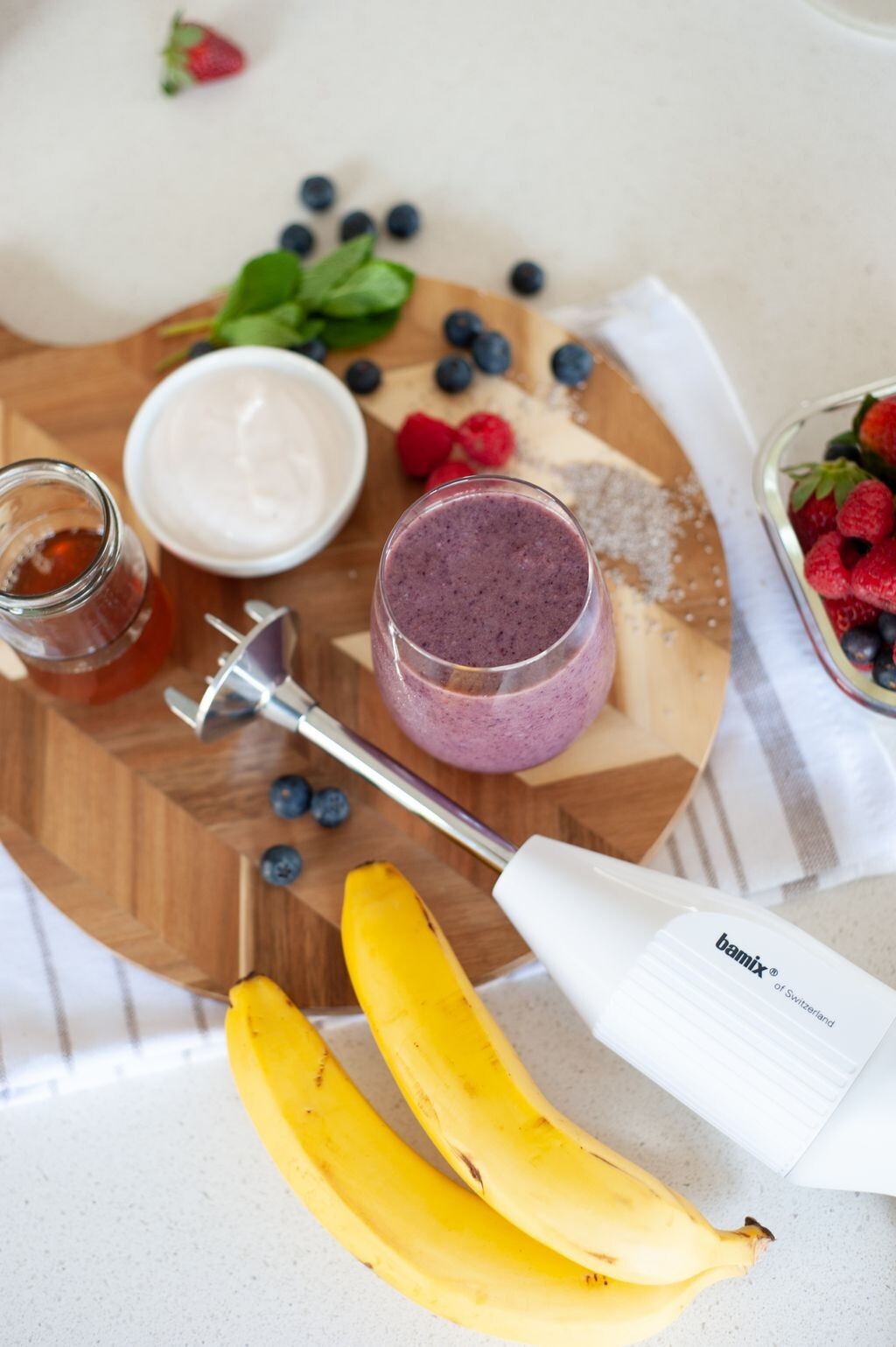 BAMIX MONO STICK BLENDER 76031 WHITE SWISS MADE 20 YR MOTOR WTY FAIRFIELD