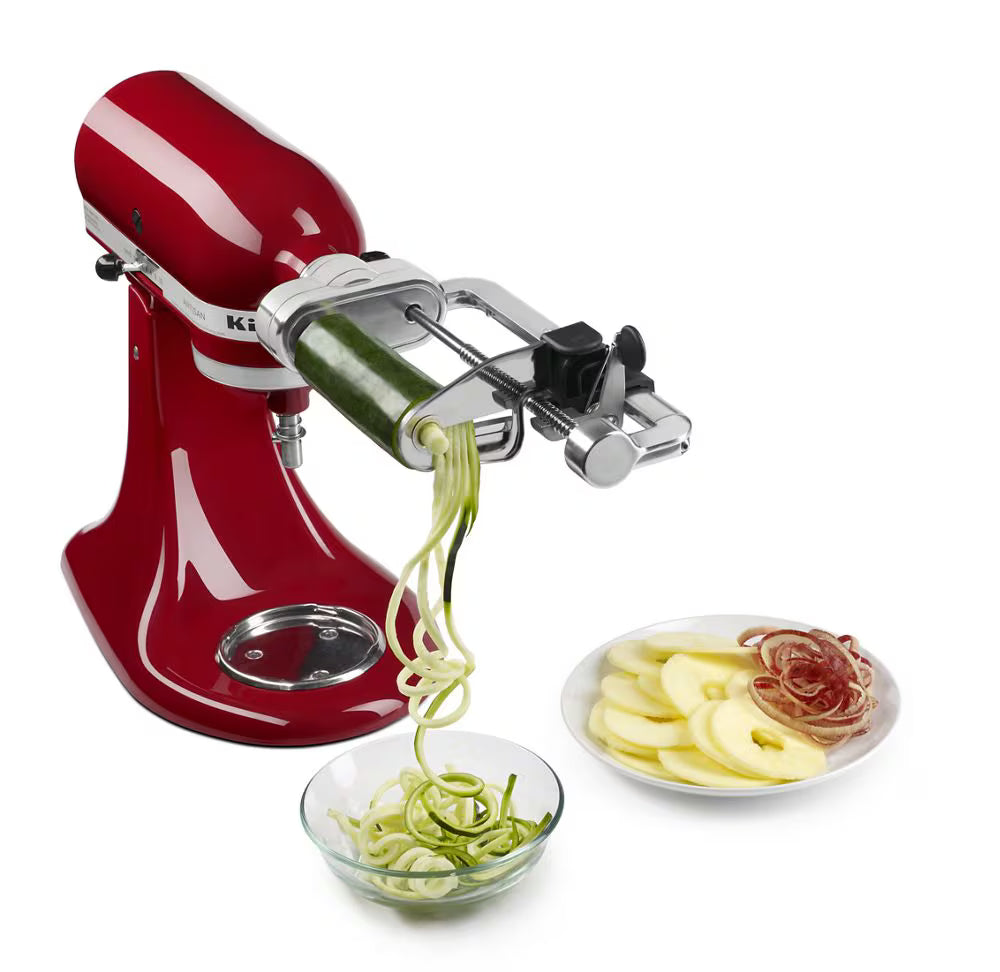 KitchenAid 7 Blade Spiralizer Plus with Peel Core and Slice Attachment KSM2APC