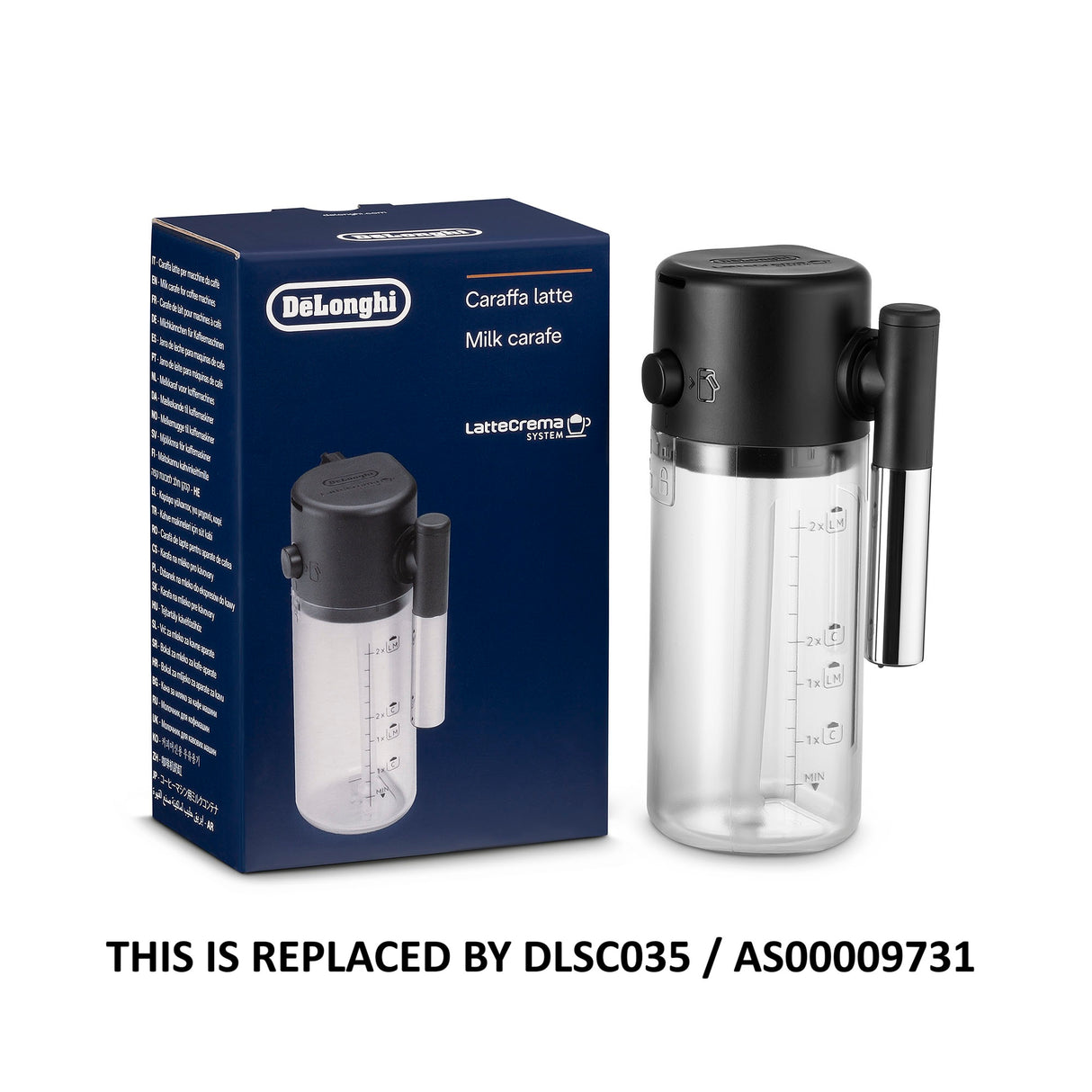 DELONGHI MILK CARAFE AS00009731 FOR MAGNIFICA ECAM290 EVO & ECAM220 START