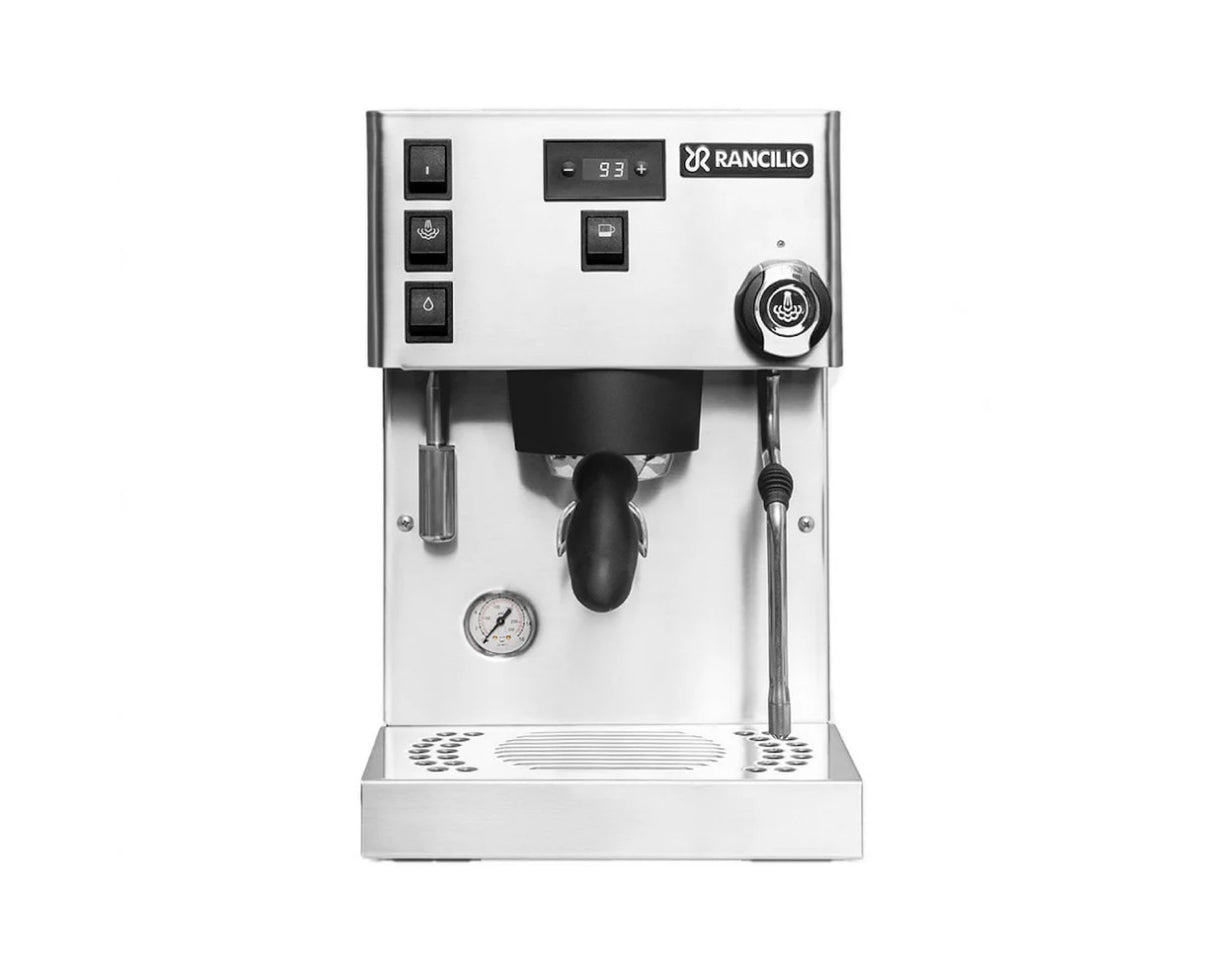 Rancilio coffee machine on a white background