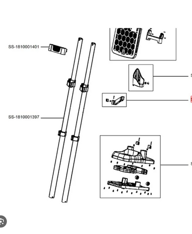 TEFAL TUBE SS1810001397 FOR IXEO QT1510 STEAMER GENUINE IN HEIDELBERG