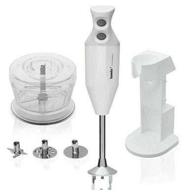 BAMIX DELUXE STICK BLENDER 76050 WHITE SWISS MADE 20 YR MOTOR WTY HEIDELBERG