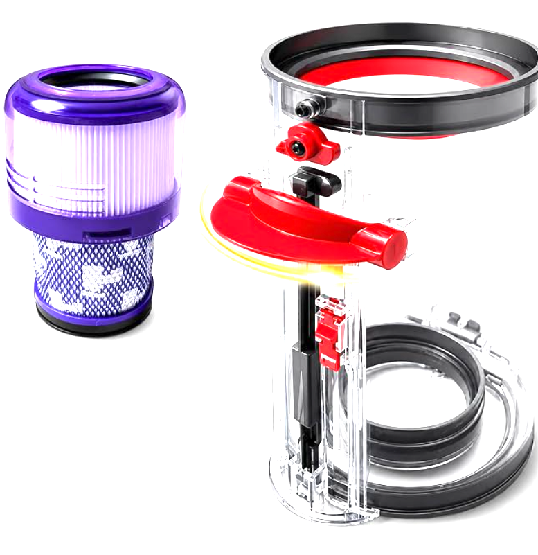 Dyson Dust Container and Filter V11V15KITNG for V10 SV12 Absolute Vacuums