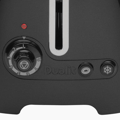 Dualit 2-Slice Lite Toaster – High-Gloss Finish with Bagel, Defrost & Peek‑and‑Pop Functions