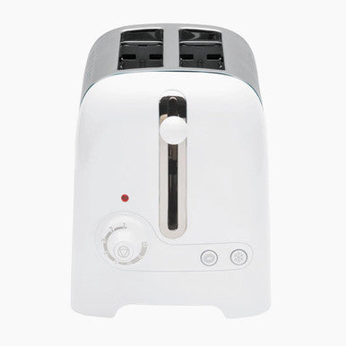 Dualit 2-Slice Lite Toaster – High-Gloss Finish with Bagel, Defrost & Peek‑and‑Pop Functions