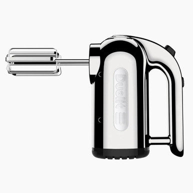 Dualit 400W Hand Mixer - Chrome Finish with 4-Speed Control & Attachments