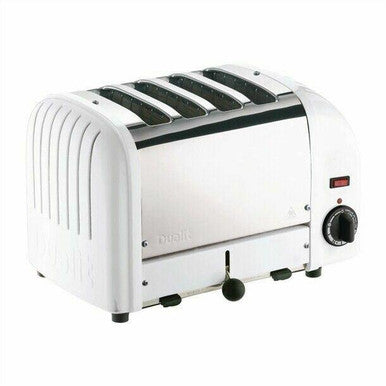DUALIT BUN TOASTER 4 SLICE WHITE CLASSIC 43022 WITH 2 YEAR WTY IN HEIDELBERG