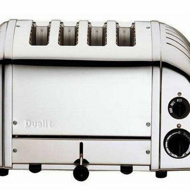 DUALIT TOASTER 4 SLICE 40378 POLISHED STAINLESS STEEL WITH 5 YEAR WTY HEIDELBERG