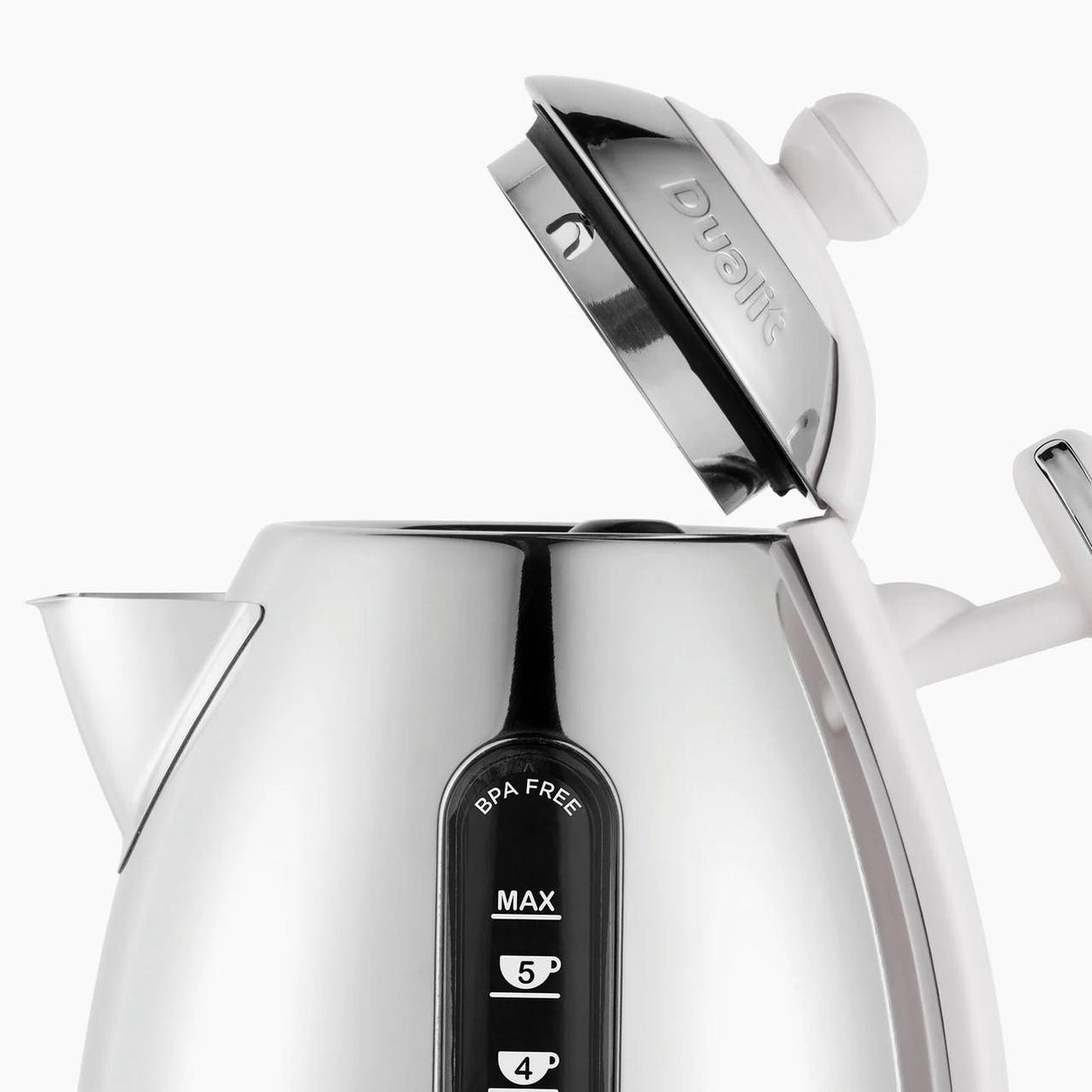 Dualit Lite Jug Kettle – 1.5 L Cordless Stainless Steel Kettle with BPA‑Free Water Window & Rapid‑Boil Base