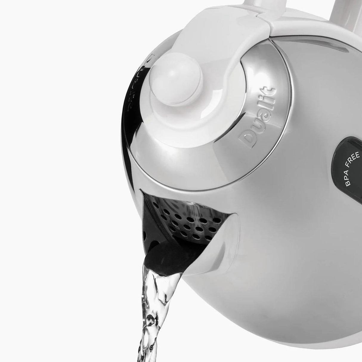 Dualit Lite Jug Kettle – 1.5 L Cordless Stainless Steel Kettle with BPA‑Free Water Window & Rapid‑Boil Base