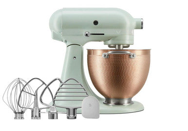 KITCHENAID ARTISAN STAND MIXER KSM180 BLOSSOM DESIGN GREEN US MADE 5 YRS WTY