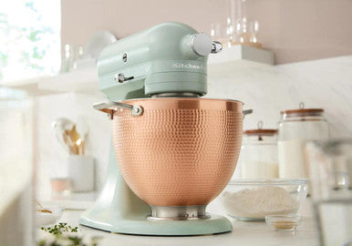 KITCHENAID ARTISAN STAND MIXER KSM180 BLOSSOM DESIGN GREEN US MADE 5 YRS WTY
