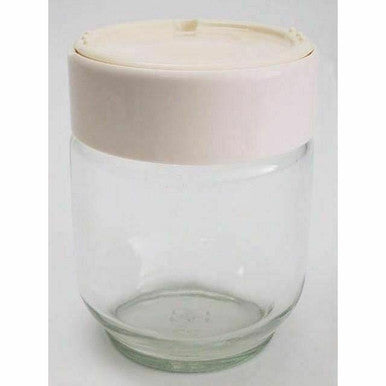 Moulinex A14A03 Yogurt Makers 7 Jars Glass White Lid Transparent IN HEIDELBERG