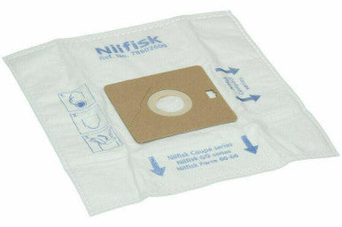 NILFISK DISPOSABLE 5 BAGS FOR 78602600 COUPE GO FORCE COMPACT GENUINE HEIDELBERG