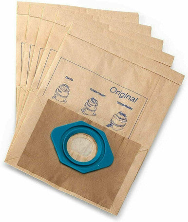 NILFISK PAPER DUST BAGS 5 PCE 81620000 FOR GM80 GM90 GS80 GENUINE IN HEIDELBERG