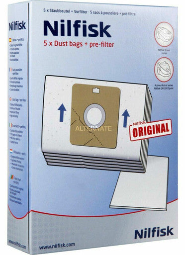 NILFISK Vacuum Bag 30050002 for GM100 Sprint Action Bravo and Astral HEIDELBERG