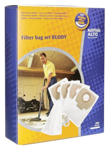 NILFISK VACUUM DUST BAGS 302002403 FOR BUDY 15 & 18 GENUINE IN HEIDELBERG
