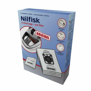NILFISK VACUUM DUST BAGS FOR EXTREME AND ELITE 107407940 GENUINE IN HEIDELBERG