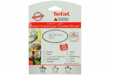 TEFAL PRESSURE COOKER GASKET 790142 FOR 8L ACTUA AUTHENTIQUE MINUTE HEIDELBERG