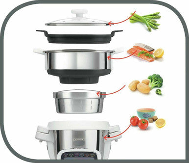 Tefal Steam Basket Accessory XF386B for Cuisine Companion genuine IN HEIDELBERG