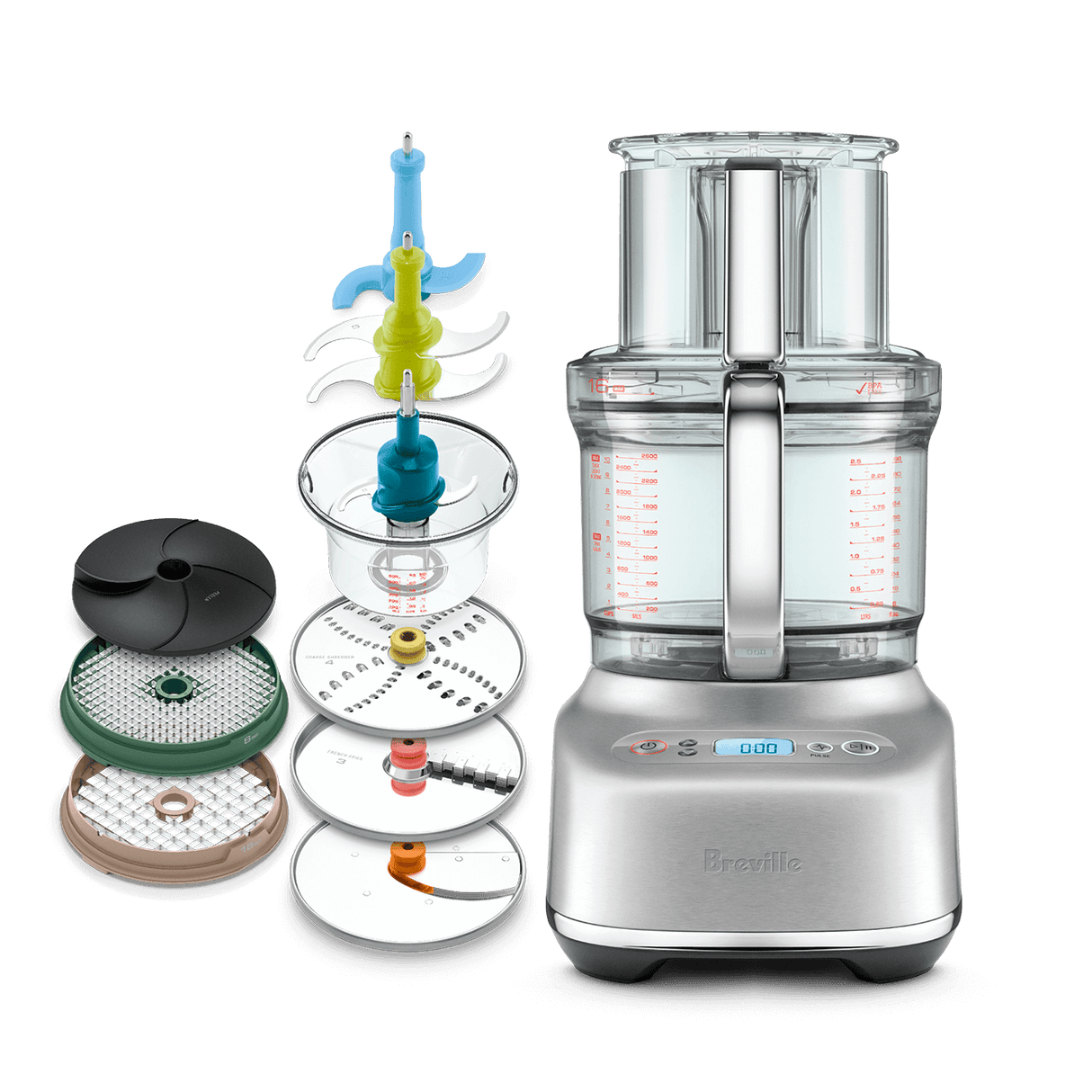 Breville The Paradice 16 inch Food Processor Brushed Stainless Steel