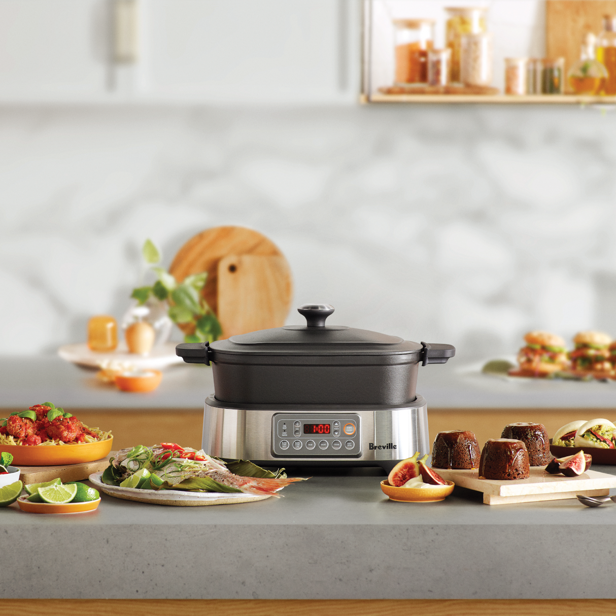 Breville The Ultimate Cook 6 in 1 Multi Purpose Cooker