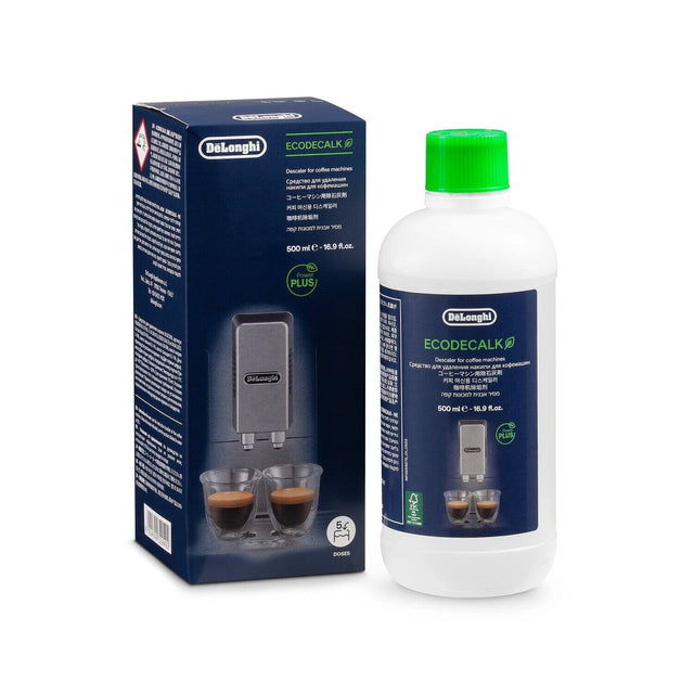 De'Longhi EcoDecalk descaling solution DLSC500 500 ml bottle and retail box