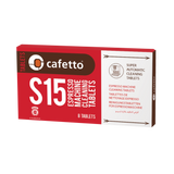 Cafetto S15 Cleaning Tablets for Super Auto 8 Tablets