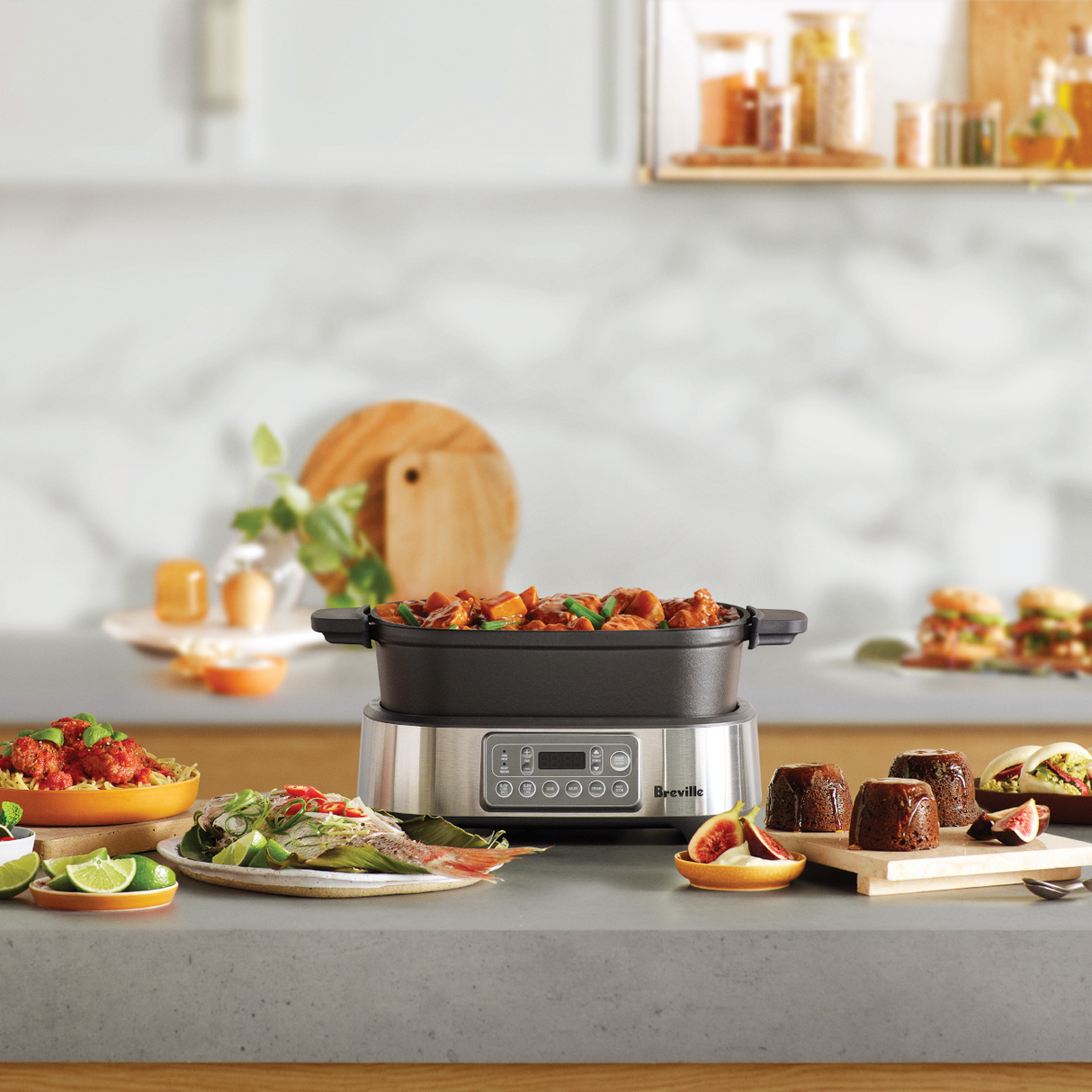 Breville The Ultimate Cook 6 in 1 Multi Purpose Cooker