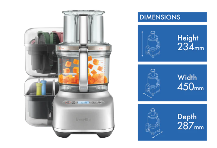 Breville The Paradice 16 inch Food Processor Brushed Stainless Steel