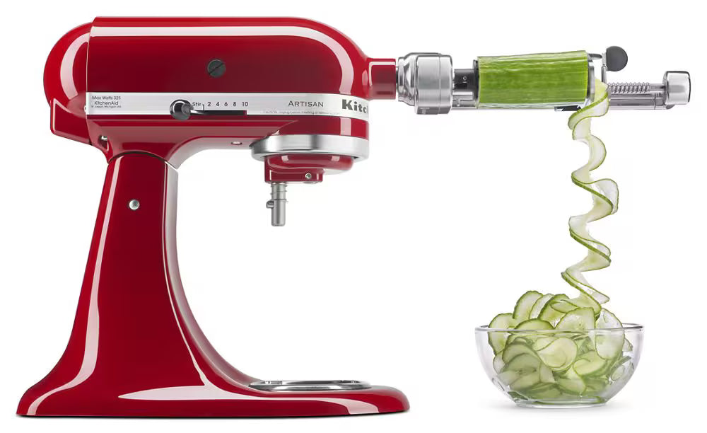 KitchenAid 7 Blade Spiralizer Plus with Peel Core and Slice Attachment KSM2APC