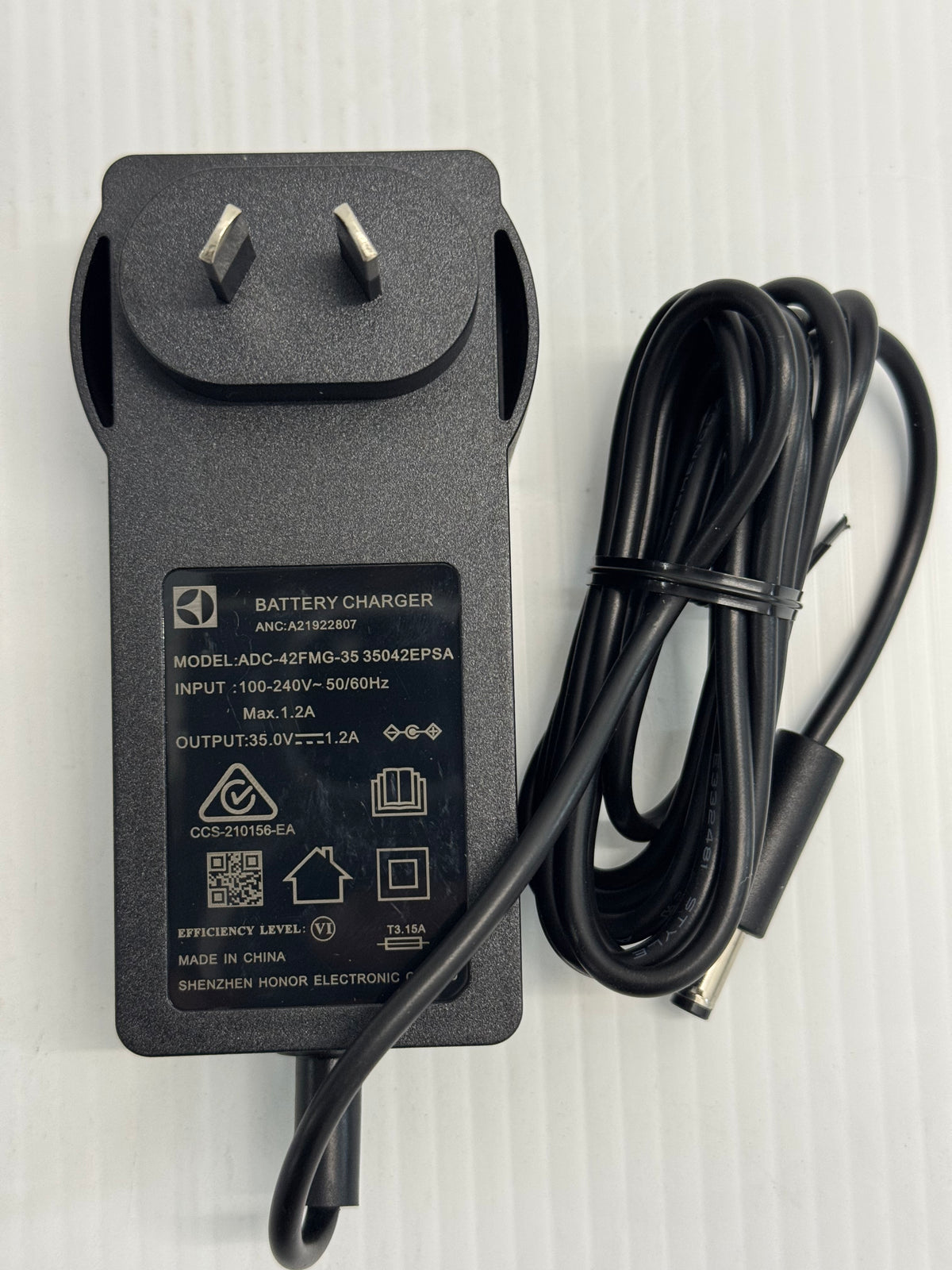 Electrolux Adaptor Charger 25.2V 140219228073 for Stick Vacuum EFP91812 EFP91813