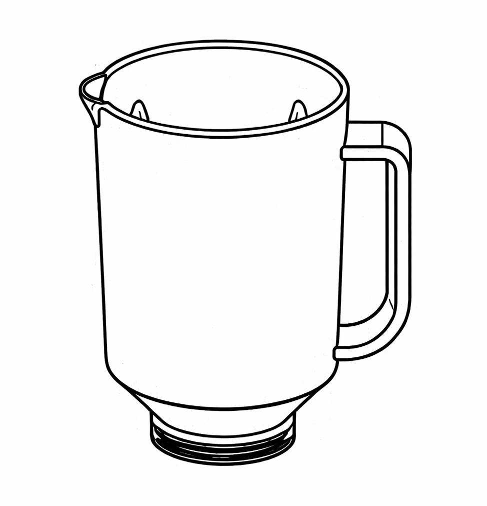 Delonghi Carafe KAP1003 for Blender KF8170H