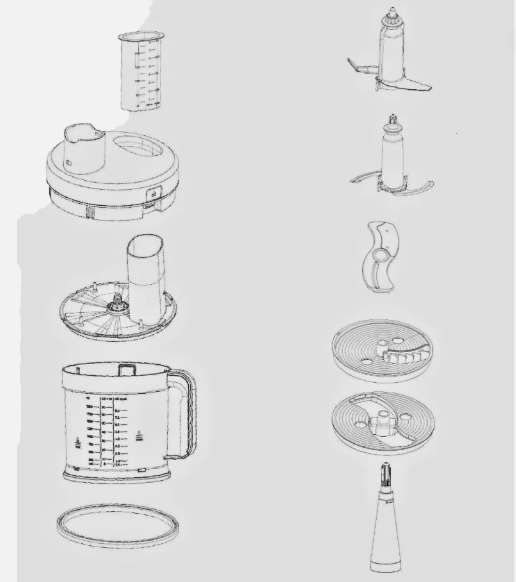 Braun Multiquick MQ70 Food Processor Accessory 1.5L for Multiquick MQ9 in Heidelberg