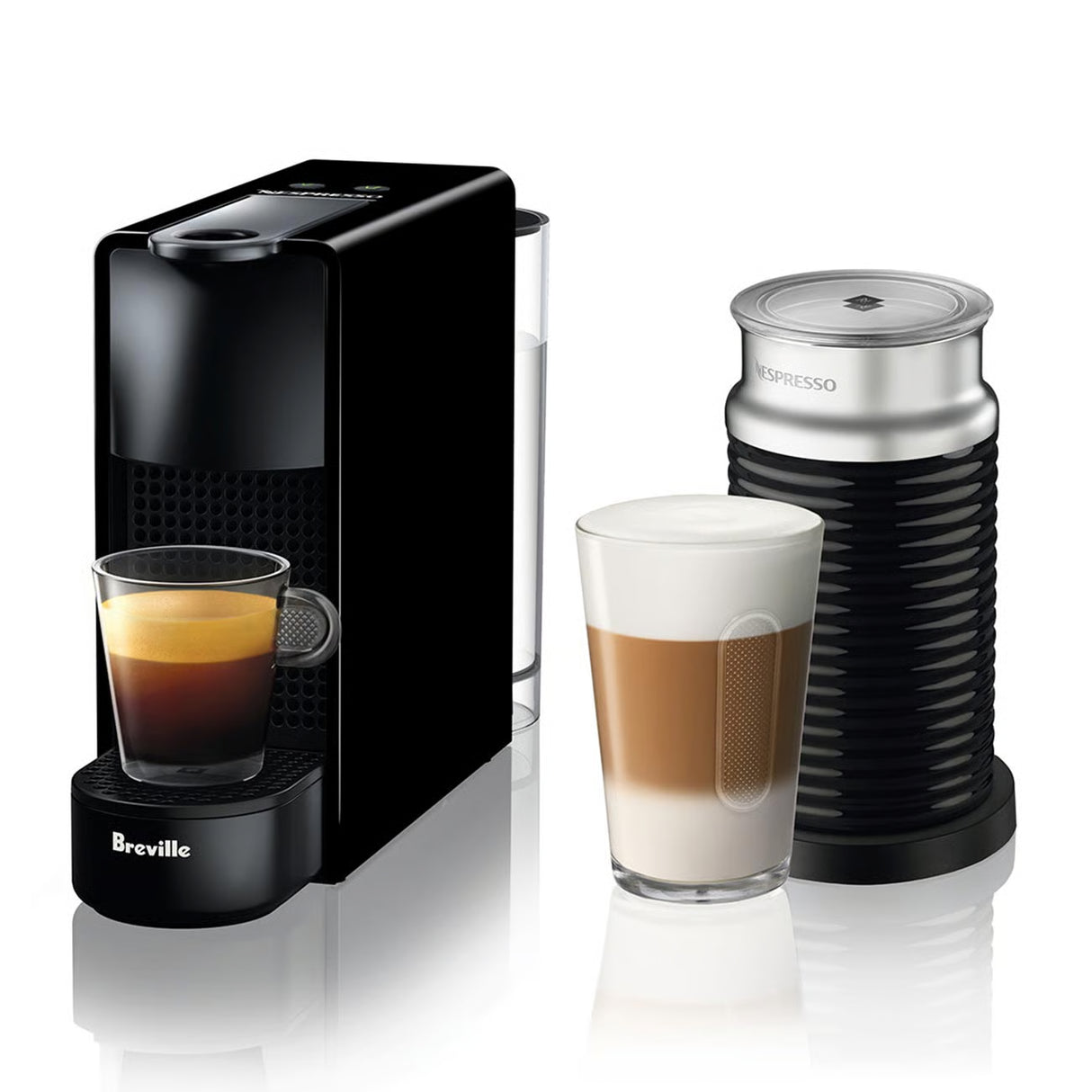 Nespresso Essenza Mini With Aeroccino3 Black by Breville