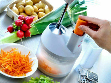 BAMIX SLICESY PROCESSOR CHOPPER ATTACHMENT 76200 SWISS MADE HEIDELBERG