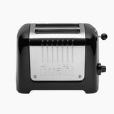 Dualit 2-Slice Lite Toaster – High-Gloss Finish with Bagel, Defrost & Peek‑and‑Pop Functions