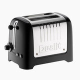Dualit 2-Slice Lite Toaster – High-Gloss Finish with Bagel, Defrost & Peek‑and‑Pop Functions