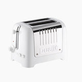 Dualit 2-Slice Lite Toaster – High-Gloss Finish with Bagel, Defrost & Peek‑and‑Pop Functions