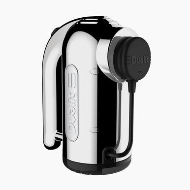 Dualit 400W Hand Mixer - Chrome Finish with 4-Speed Control & Attachments