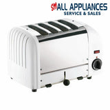 DUALIT BUN TOASTER 4 SLICE WHITE CLASSIC 43022 WITH 2 YEAR WTY  IN HEIDELBERG