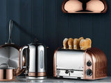 DUALIT CLASSIC COPPER POLISHED STAINLESS KETTLE AND TOASTER COMBO  IN HEIDELBERG