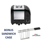 DUALIT TOASTER 2 SLICE NEWGEN 27065 MATT BLACK WITH 5 YR WTY IN HEIDELBERG