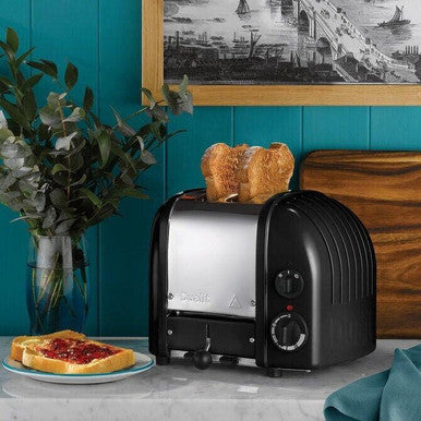 DUALIT TOASTER 2 SLICE NEWGEN 27065 MATT BLACK WITH 5 YR WTY IN HEIDELBERG