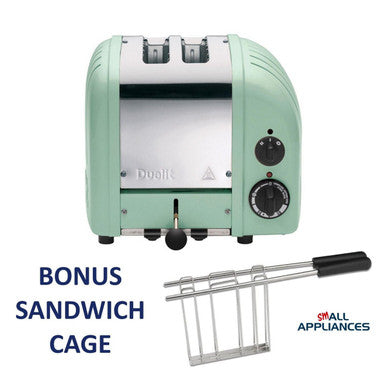DUALIT TOASTER 2 SLICE NEWGEN MINT GREEN DU02MG / 27070 5 YR WTY IN HEIDELBERG