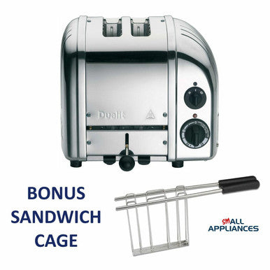 DUALIT TOASTER 2 SLICE POLISHED NEWGEN DU02PNG 27060 WITH 5 YR WTY IN ...