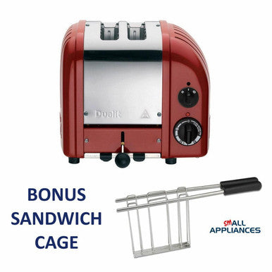 DUALIT TOASTER 2 SLICE RED NEWGEN DU02RNG 27061 WITH 5 YEAR WTY IN HEIDELBERG
