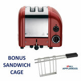 DUALIT TOASTER 2 SLICE RED NEWGEN DU02RNG 27061 WITH 5 YEAR WTY IN HEIDELBERG