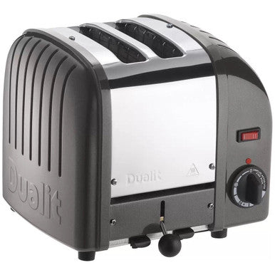 DUALIT TOASTER 2 SLICE VARIO METALLIC CHARCOAL 20324 2 YR WTY HEIDELBERG